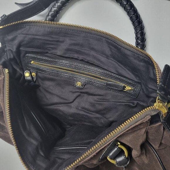 Banana Republic 100% Leather Suede Shoulder Bag OS - Picture 8 of 16